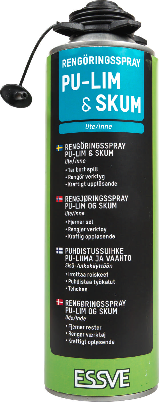 Cleaner Foam and PU-adhesive