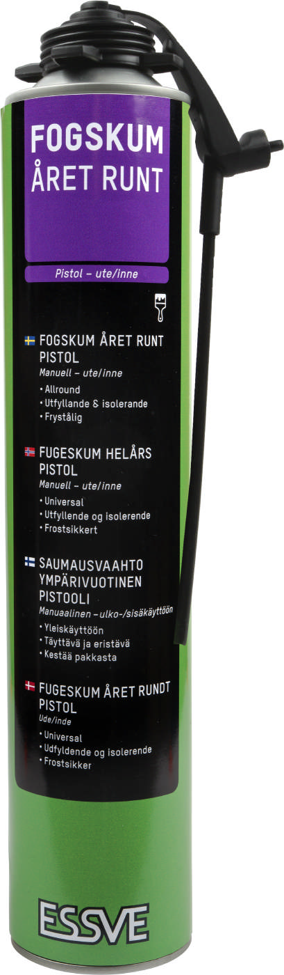 Straw/gun applied foam all season