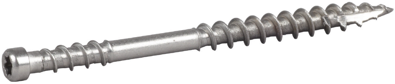 Facade screw with cylindrical head, A4