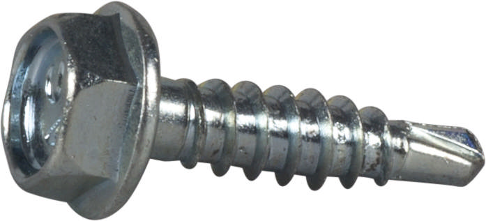 Overlap screw with release, bright zinc plated