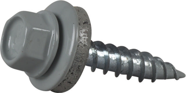 Roofing screw with sharp point, painted in RR colours