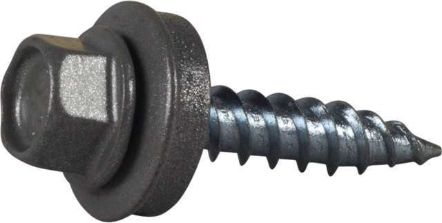 Roofing screw with sharp point, painted in RR colours