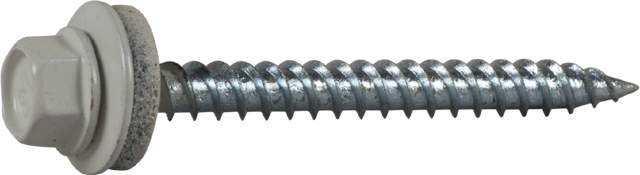 Roofing screw with sharp point, painted in RR colours