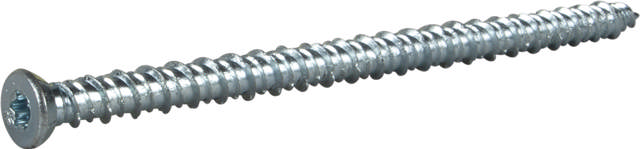Concrete screw ECS-C, countersunk head, bright zinc plated