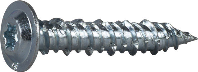 Concrete screw ECS-W, WAF head, bright zinc plated