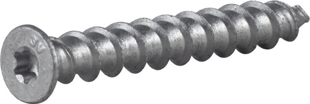 Lightweight concrete screw, countersunk head, Corrseal
