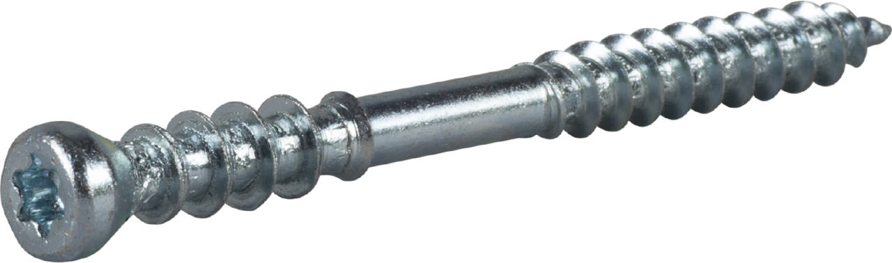 Frame screw L8, with sharp tip for wood and concrete