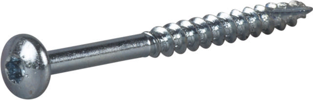 Wood screw ESSDRIVE, pan head, electro zinc plated