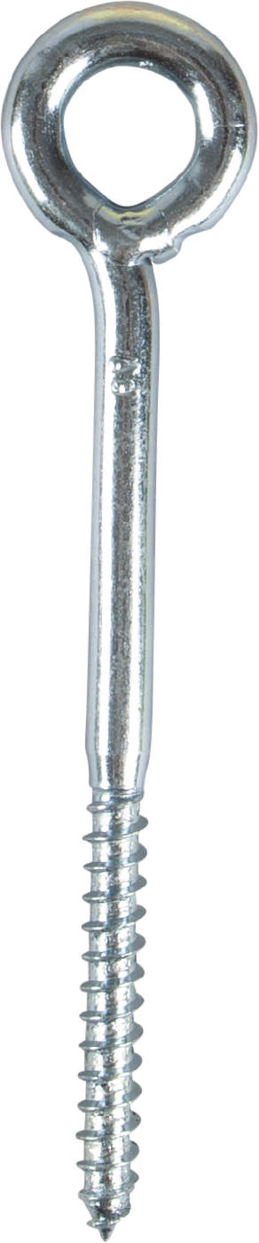 Eye wood screw, zinc plated