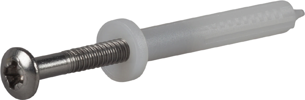 Hammerfixing with collar, stainless steel A2