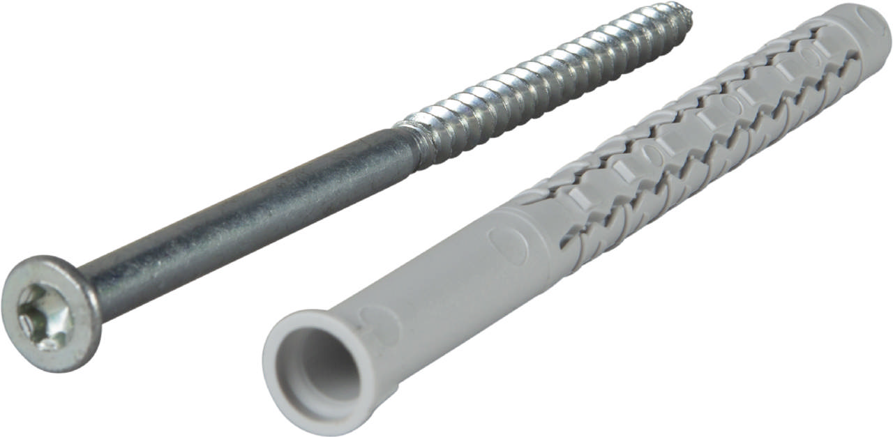 Plug GXL including screw with countersunk head, bright zinc plated