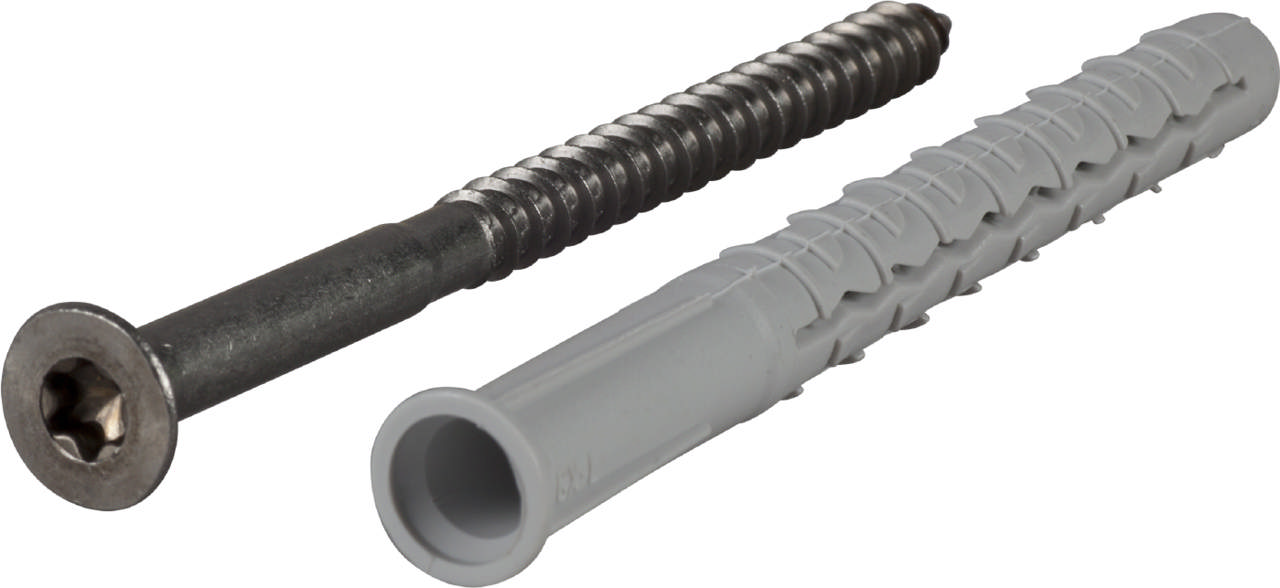 Plug GXL including screw with countersunk head, stainless steel acid proof A4