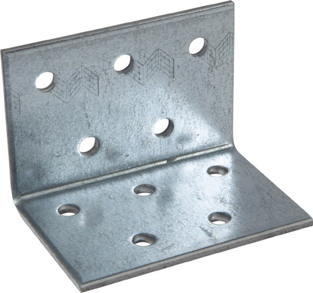 Nail plate angle bracket, hot dip galvanized