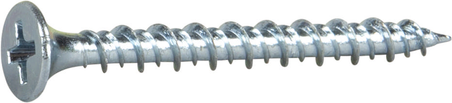Combi screw for wooden/steel joists, bright zinc plated