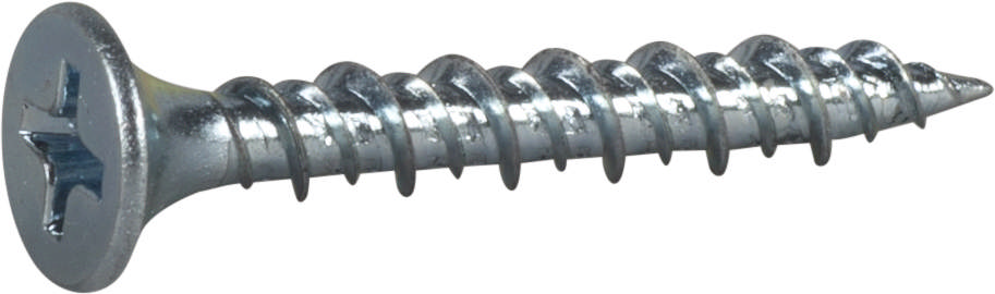 Combi screw for wooden/steel joists, bright zinc plated