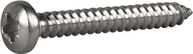 Tapping screw, stainless steel acid proof A4