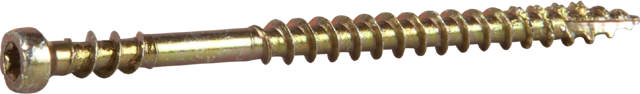 Moulding/base/floor screw small head for wooden and steel joists, yellow chromate