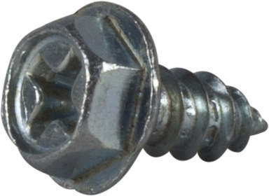 Self-tapping screw for sheet-metal, bright zinc plated