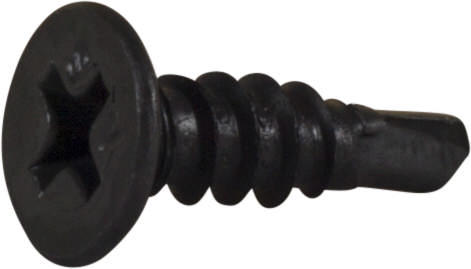 Wafer head screw with drilltip, phosphated