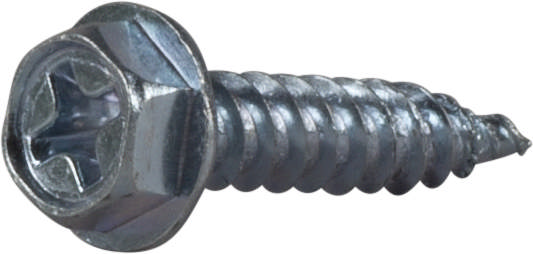 Self-tapping screw for sheet-metal, bright zinc plated