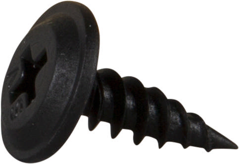Wafer head screw sharp point, for wood/steel joists, phosphated
