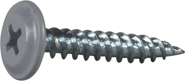 Wafer head screw sharp point, for wood/steel joists, painted