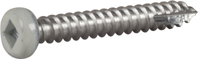 Window sill screw, white