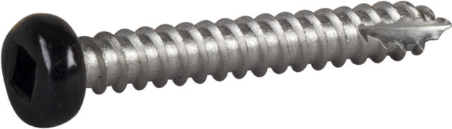 Window sill screw, black