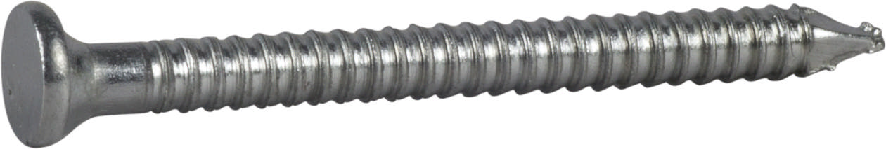 Metal connector nail, bright zinc plated