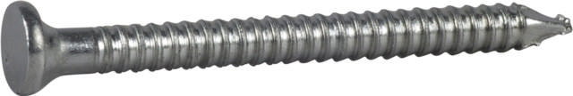 Metal connector nail, bright zinc plated