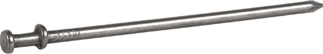 Double headed nail, plain, bright