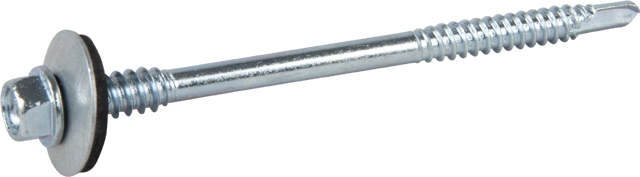 Sandwich element screw, bright zinc plated