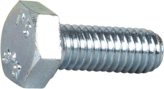 Hexagon head bolts, fully-/partly threaded, ISO 4014/4017, electro zinc plated