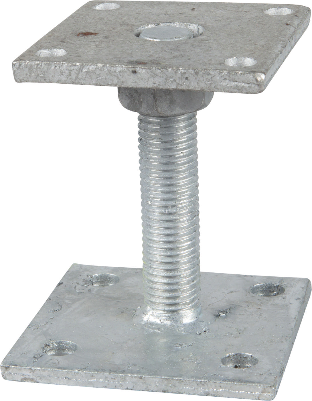 Adjustable post base type B2, zinc-plated