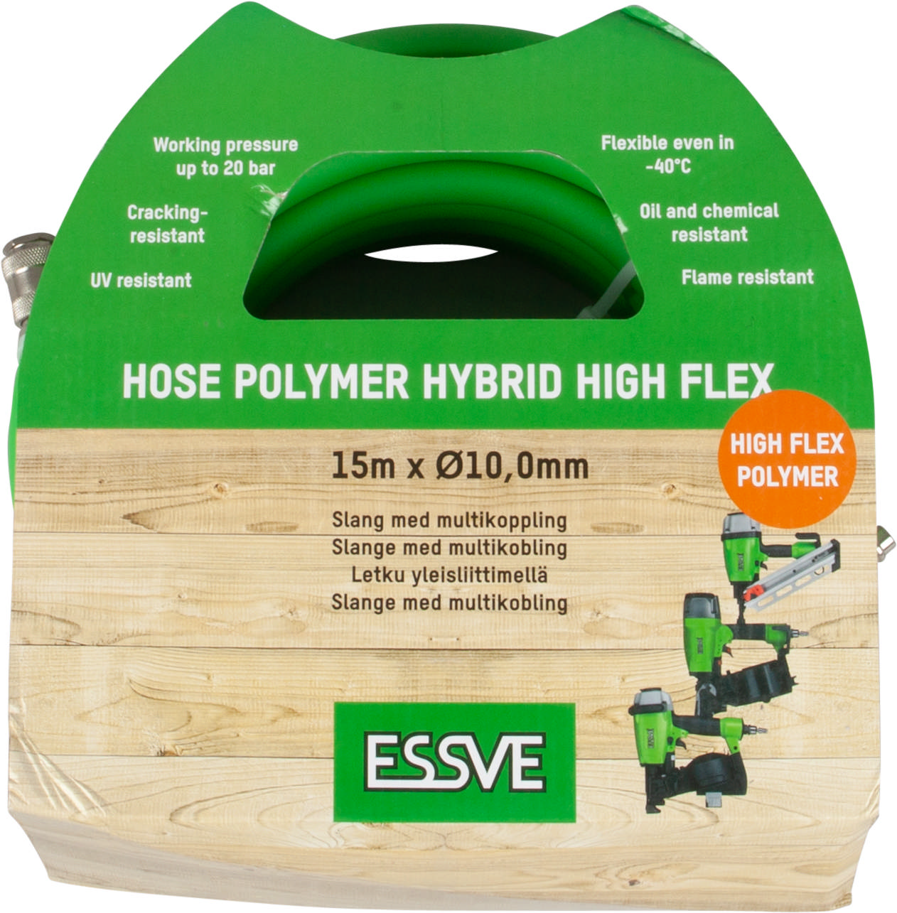 High Flex Air Hose Polymer Hybrid, 15m
