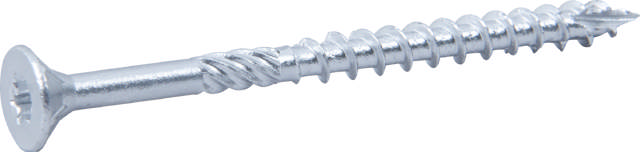 Wood screw C1 countersunk head, bright zinc plated
