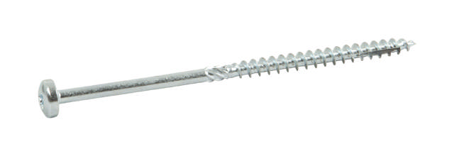 Wood screw ESSDRIVE, pan head, electro zinc plated