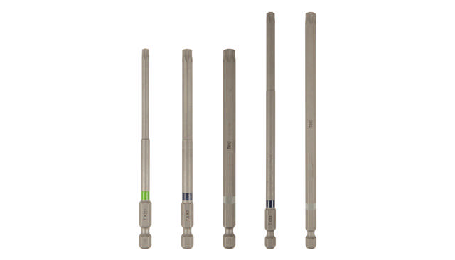 TX bits for collated screwdrivers