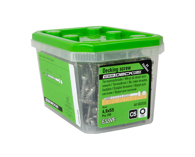 ESSDECK Max decking screw, A4