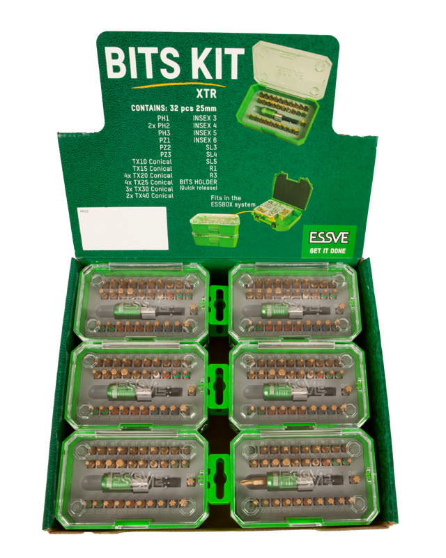 Bits kit XTR 32 pcs