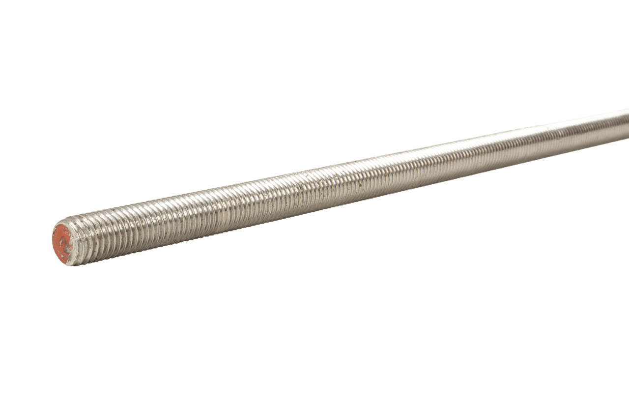 Threaded rod, DIN 976, 1 meter, stainless steel acid proof A4-70