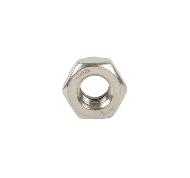 Prevailing torque hexagon nut, DIN 985, stainless steel acid proof A4-50