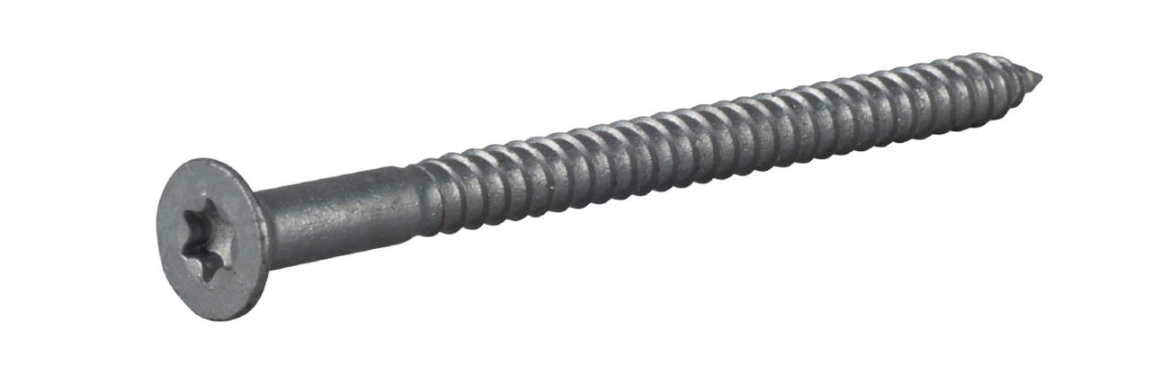 Screw GXL without plug, countersunk head, hot dip galvanized
