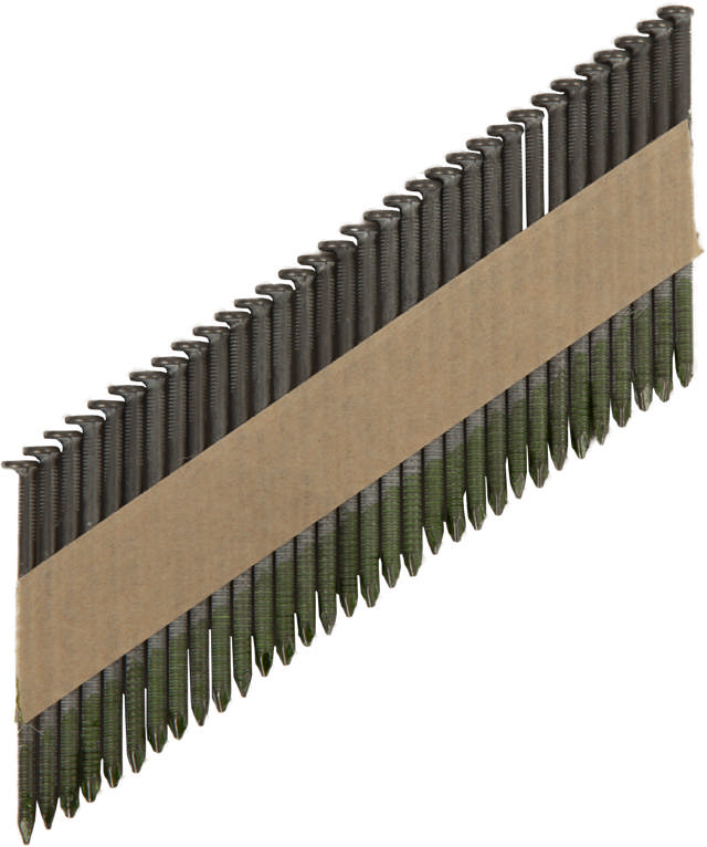 Ring shank strip nails 34° full head, M-fusion