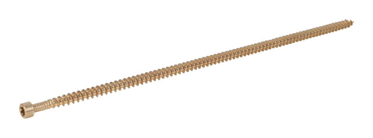 Wood screw CY-FT cylindrical head full thread