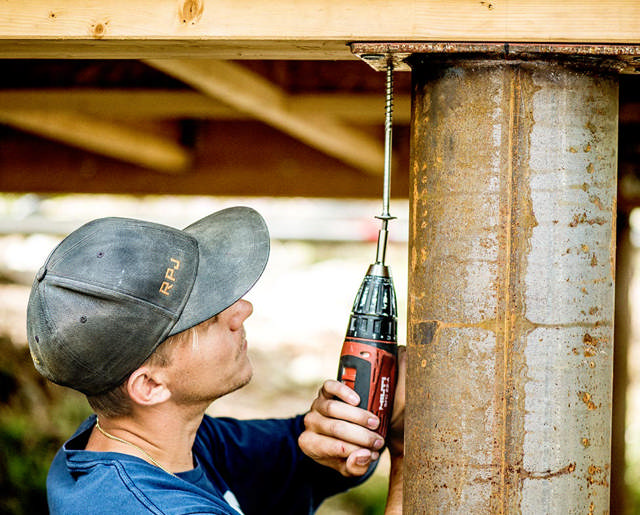 Wood screw WAF with large head, A4