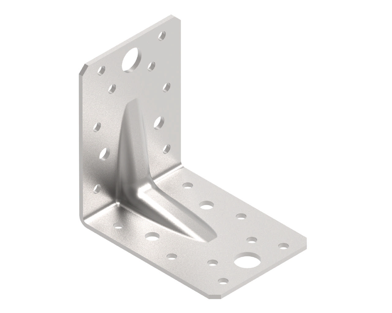 Angle bracket, stainless acid proof steel A4