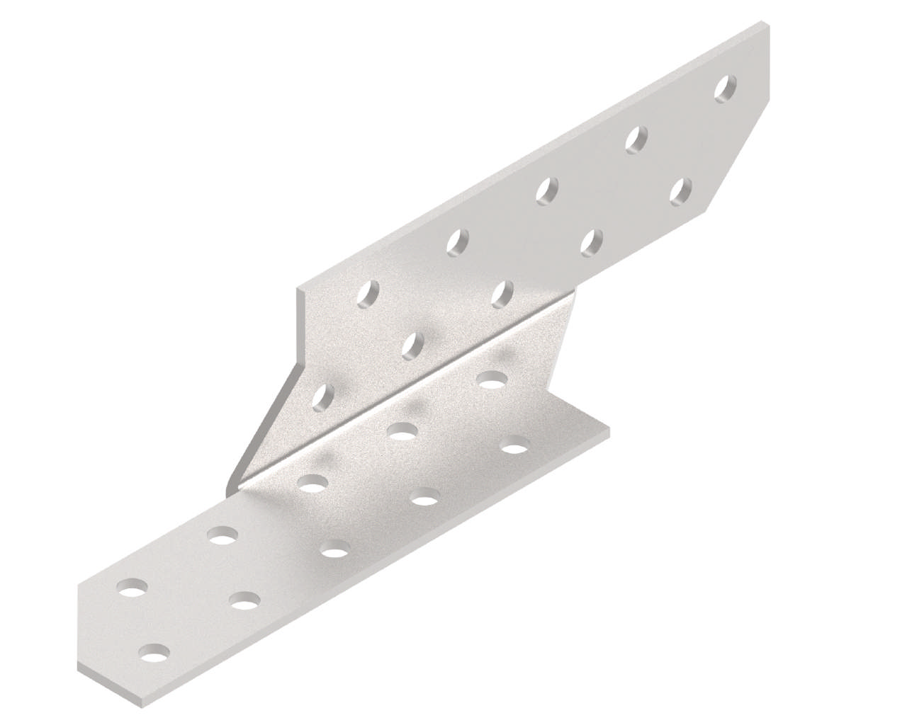 Ridge tie right, hot dip galvanized