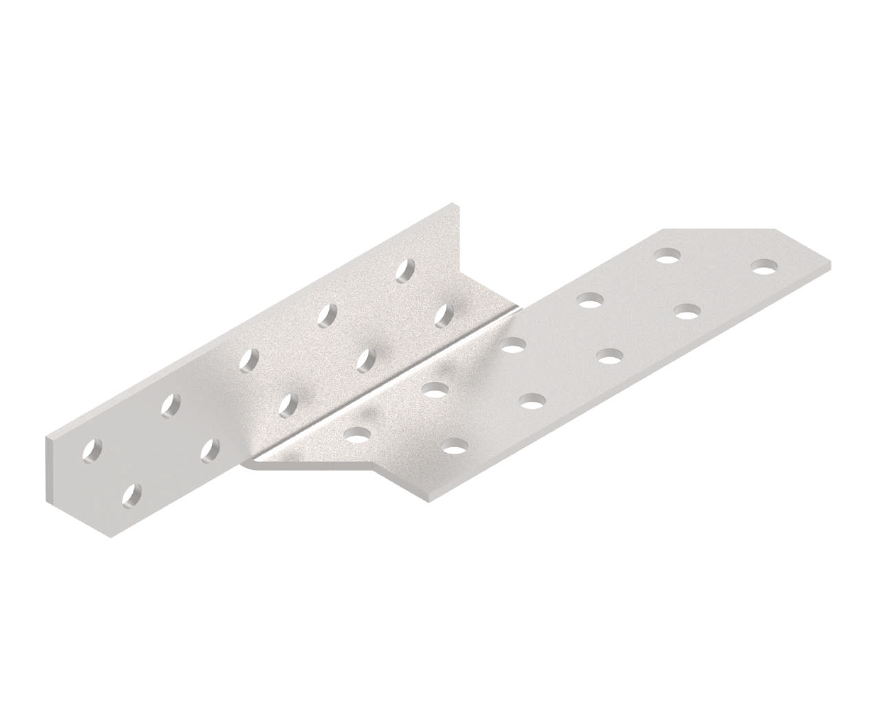 Ridge tie left, hot dip galvanized