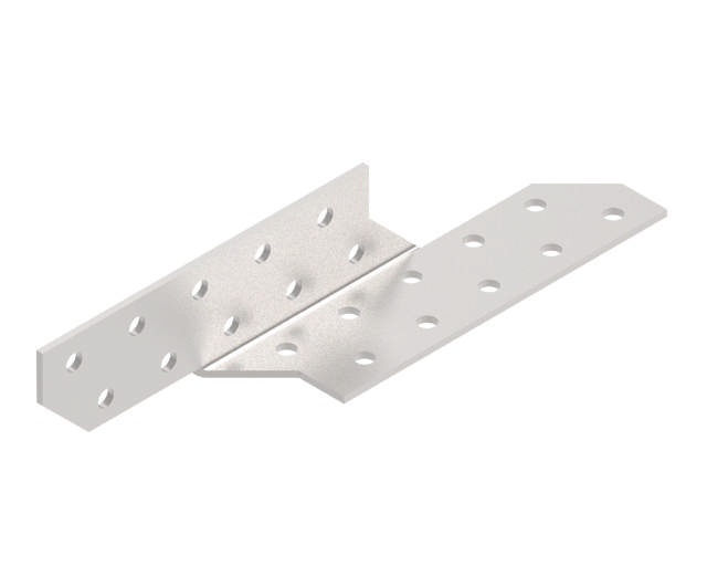 Ridge tie left, hot dip galvanized